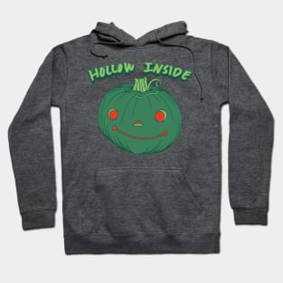 Hollow Inside - Punny Green Jack-o-Lantern Pumpkin Hoodie